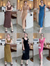 Broad Neck Body Fit Dress